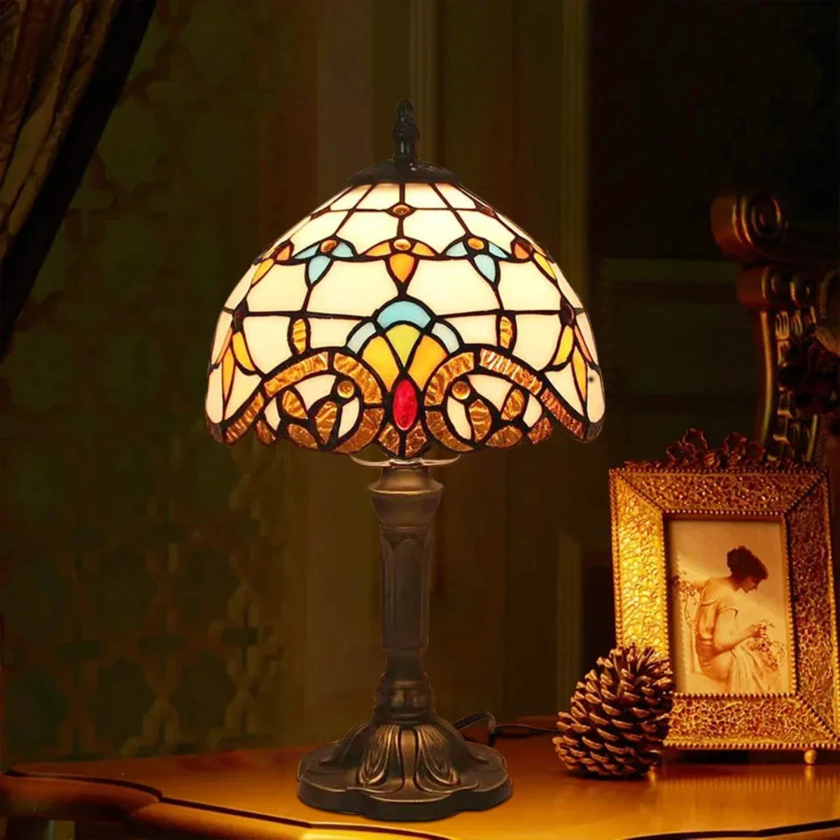 Emperia Glas-in-Lood Lamp