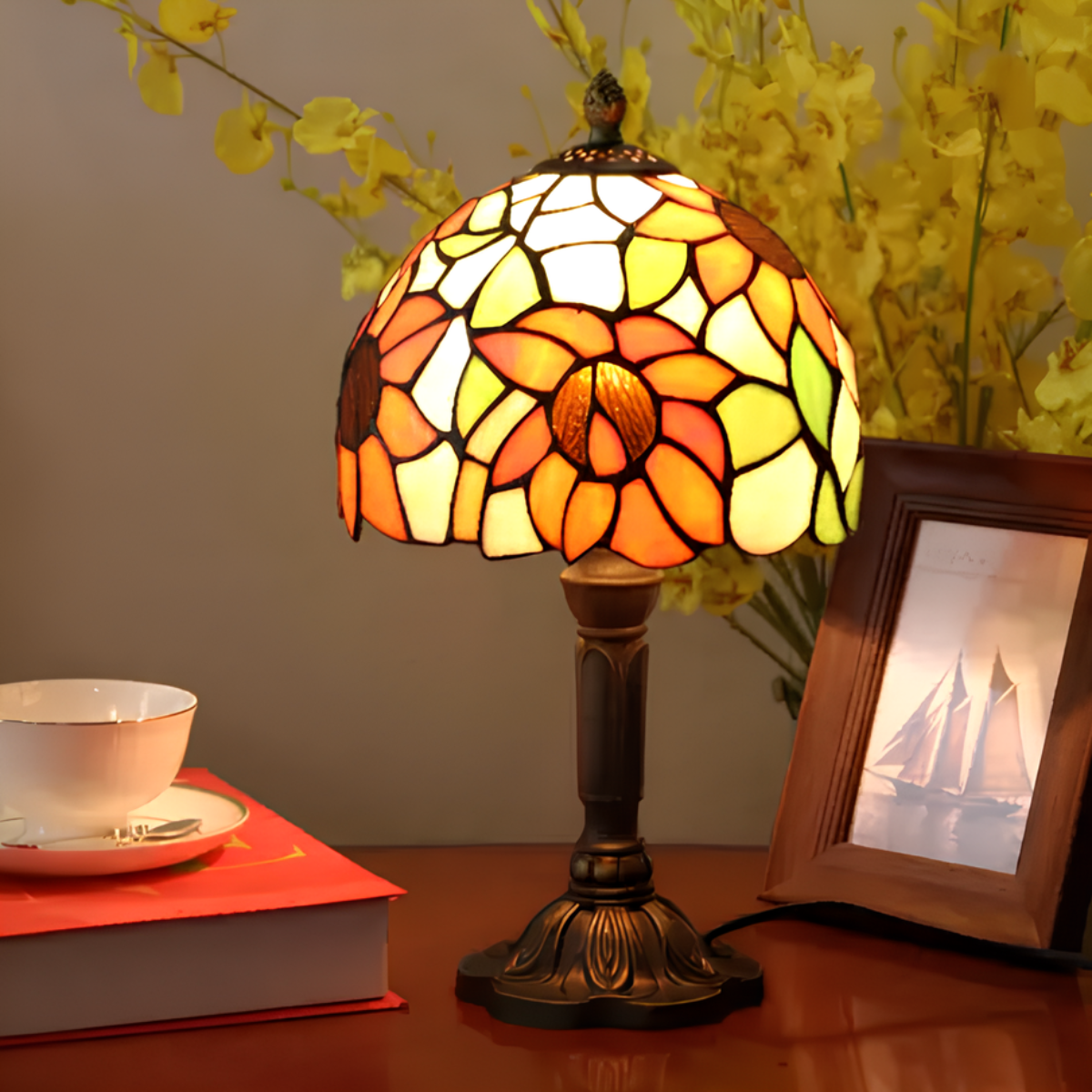 Emperia Glas-in-Lood Lamp